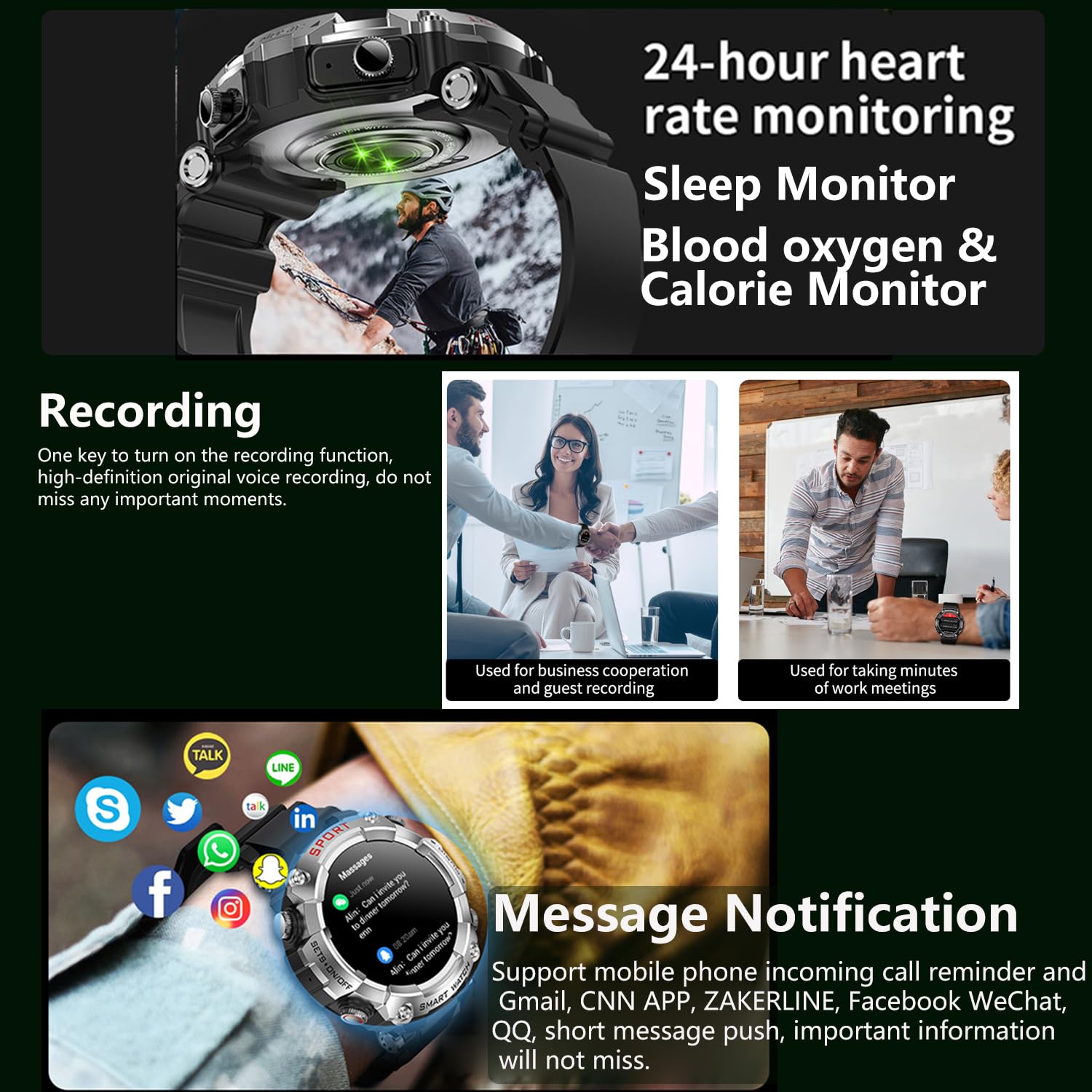 Smart Watch with Wireless Earbuds - 1.52