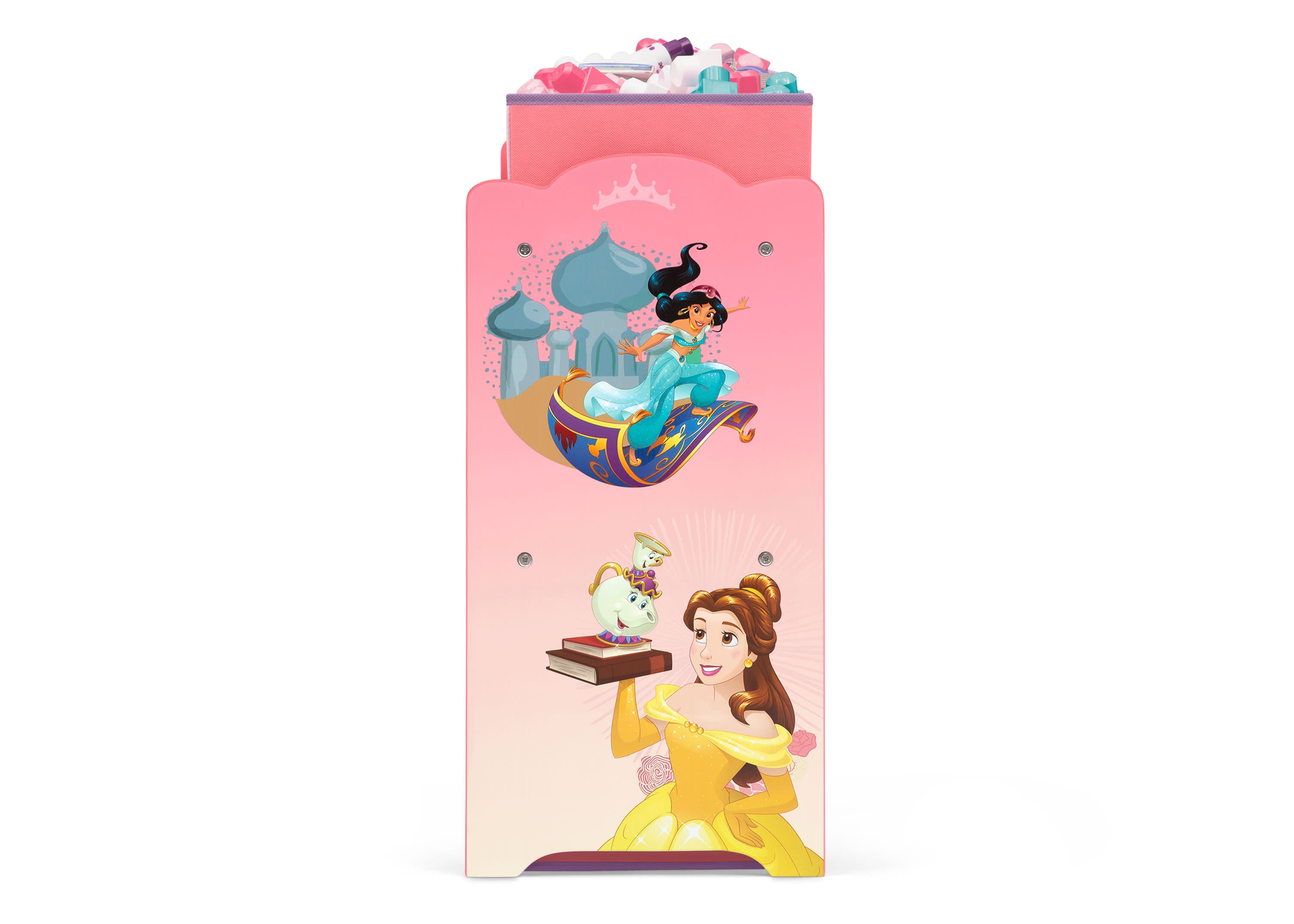 Princess Deluxe 9-Bin Toy Organizer with Storage Baskets - Perfect for Kids' Room, Playroom & Nursery Organization