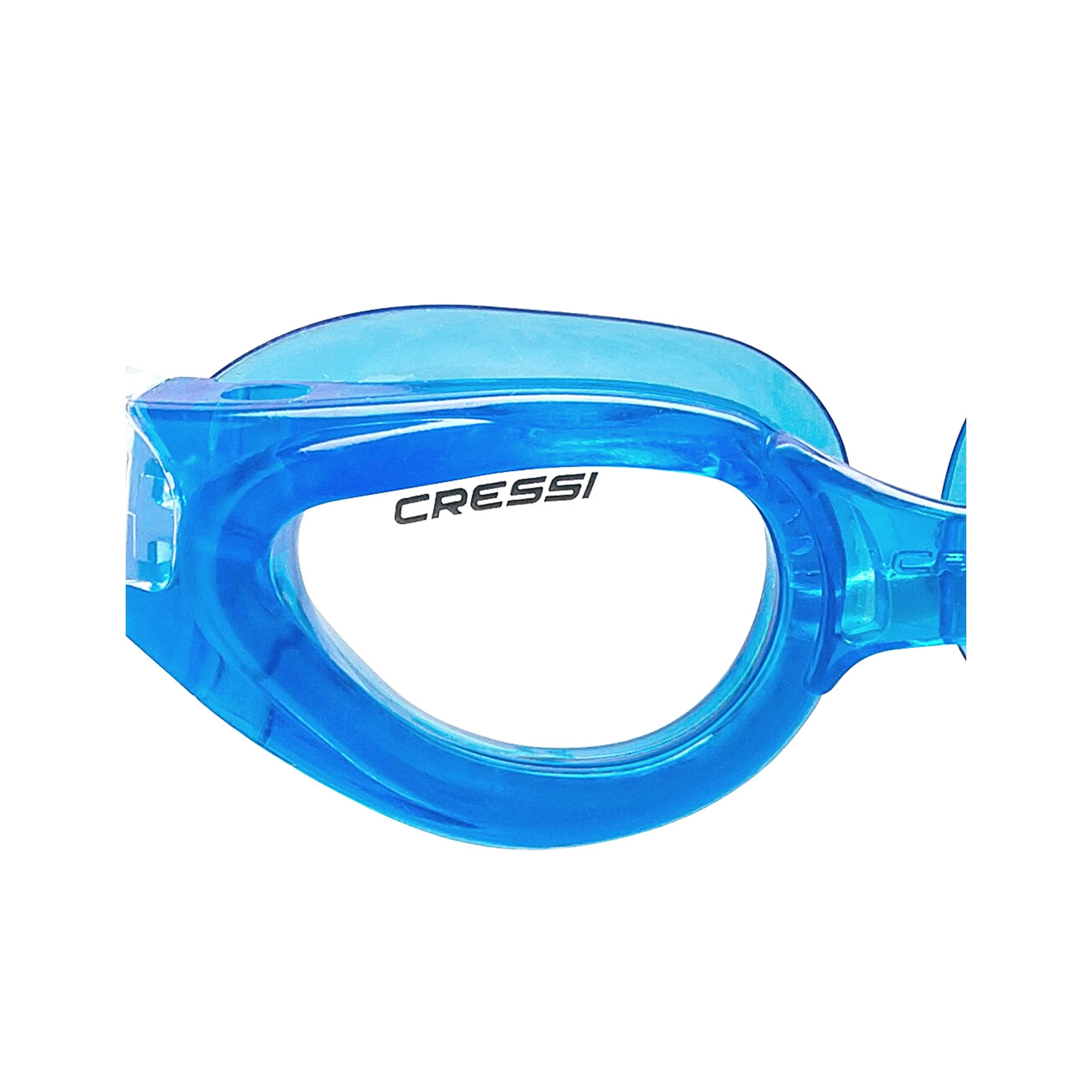 ROCKS Cressi Kids Swim Goggles for Children Ages 7-15 | Anti-Fog UV Protection Swimming Goggles for Pool, Beach & Water Activities