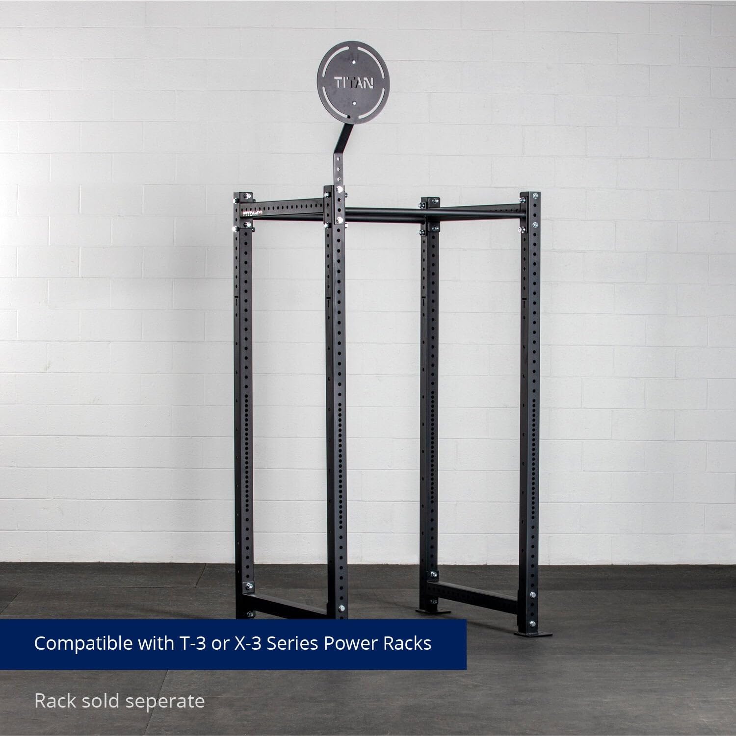 Titan Fitness Wall Ball Target Mount for T-3 & X-3 Series Racks with Extension - Perfect for CrossFit, Home Gym & Functional Training Workouts
