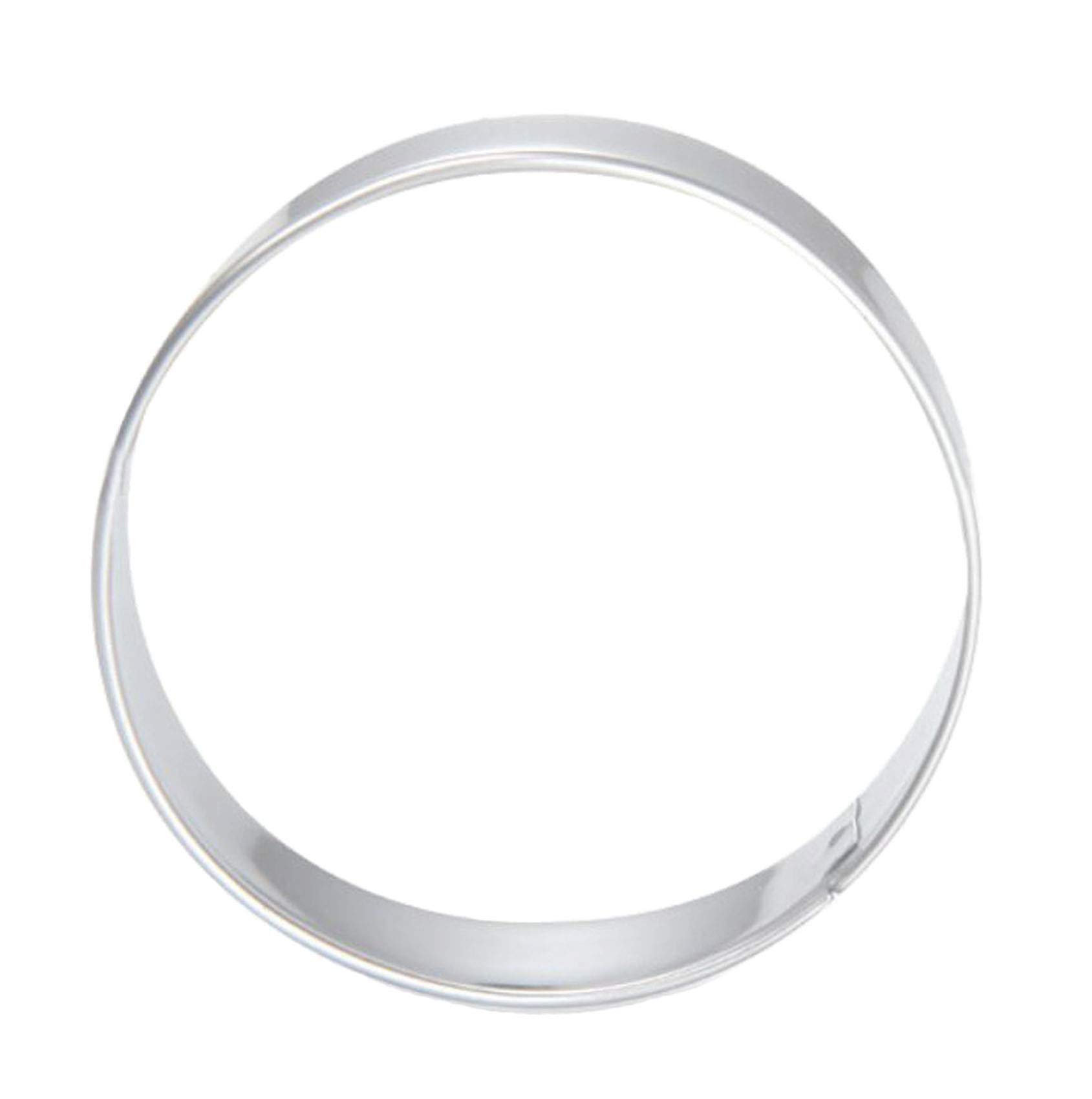 Round Circle Shaped Baseball Basketball Football Ring Cookie Cutter Set - Perfect for Sports Themed Cookies, Cupcakes, and Party Decorations