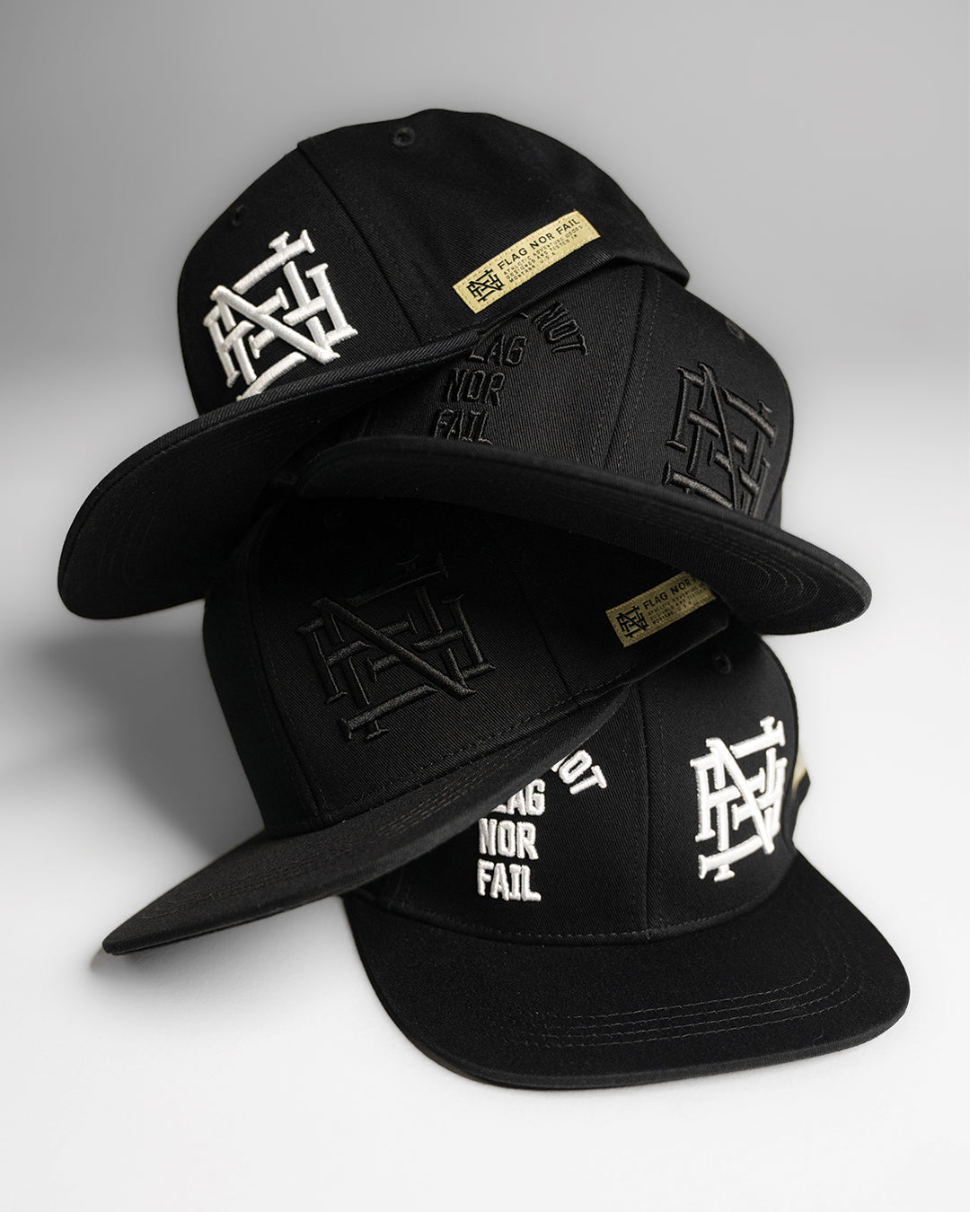 Custom Embroidered Anthem Hat - Black/Black | Adjustable Snapback Cap for Men & Women | Perfect for Sports, Casual Wear & Outdoor Activities