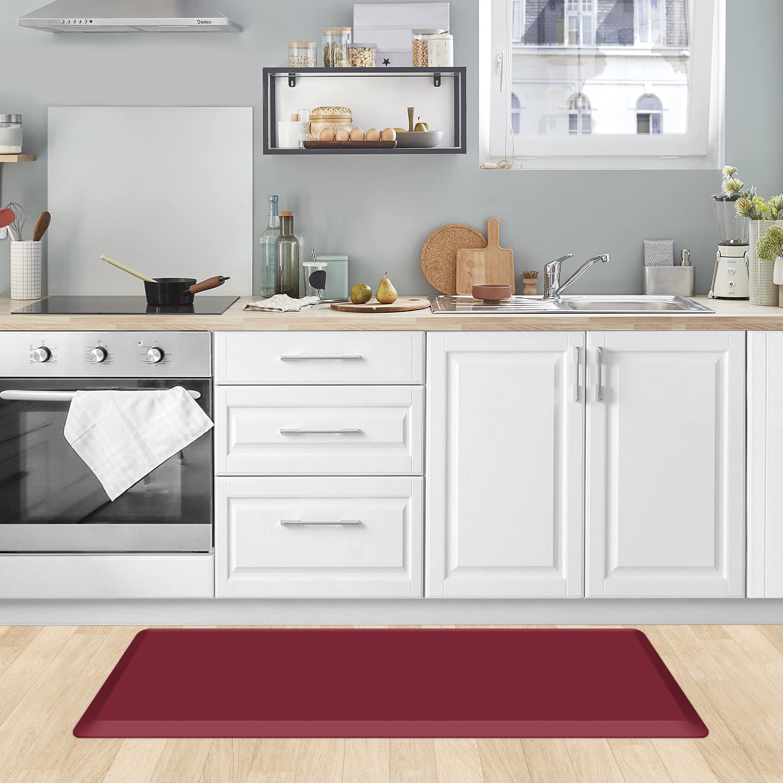 **KitchenClouds Anti-Fatigue Kitchen Mat – 17.3