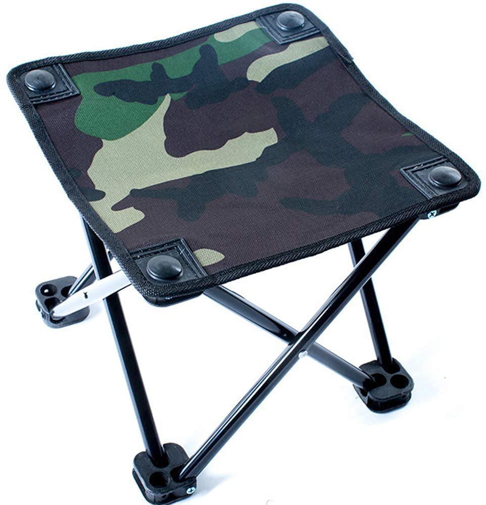 Portable Folding Camping Chair - Lightweight Outdoor Stool for Fishing, Hiking, Gardening & Beach (12