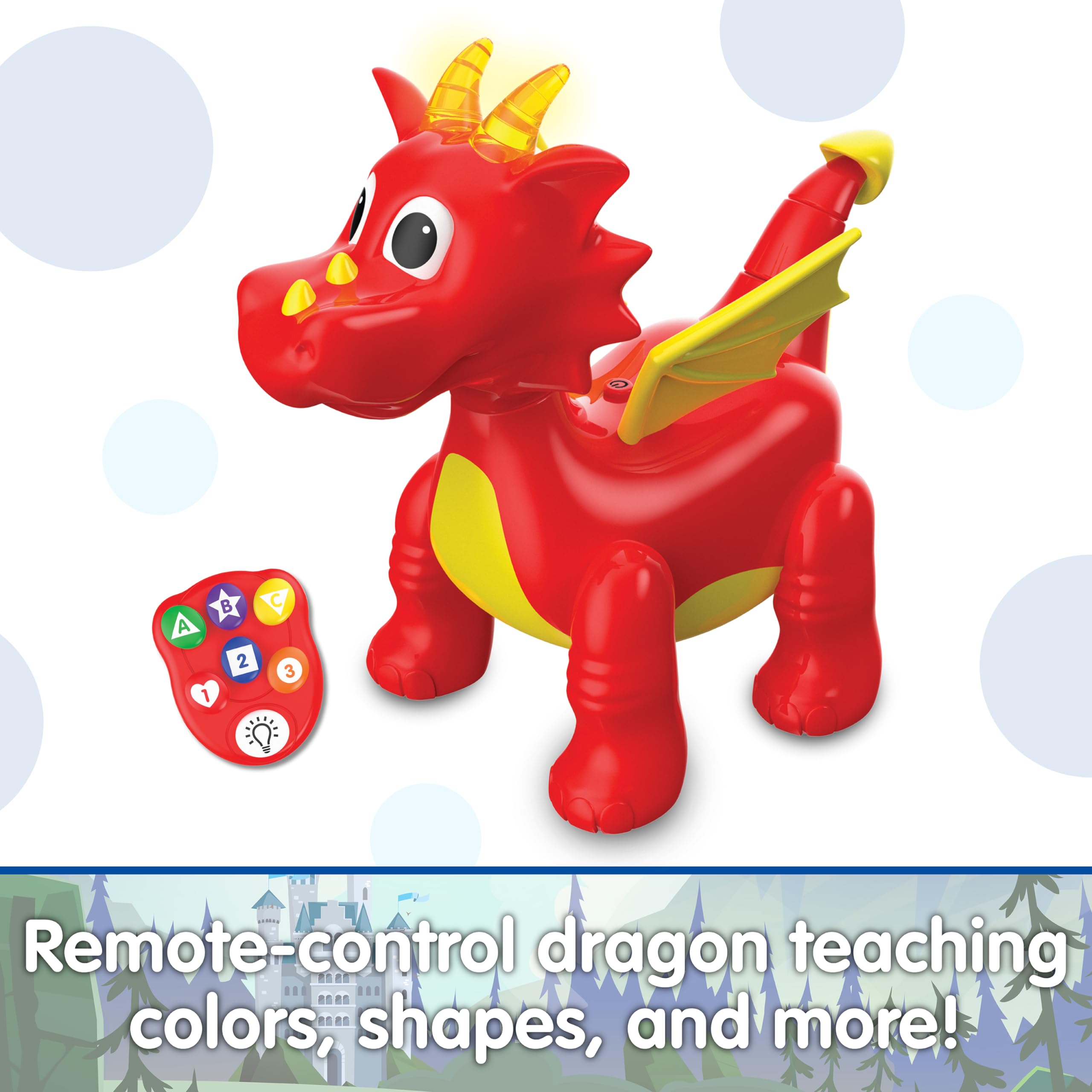 The Learning Journey Play & Learn - Award-Winning Infrared Remote Control Dancing Dragon Toy for Toddlers Ages 2+ | Interactive Learning & Fun Playtime Gift for Boys & Girls | Perfect for Birthday Parties, Preschool Education & Indoor Play Activities