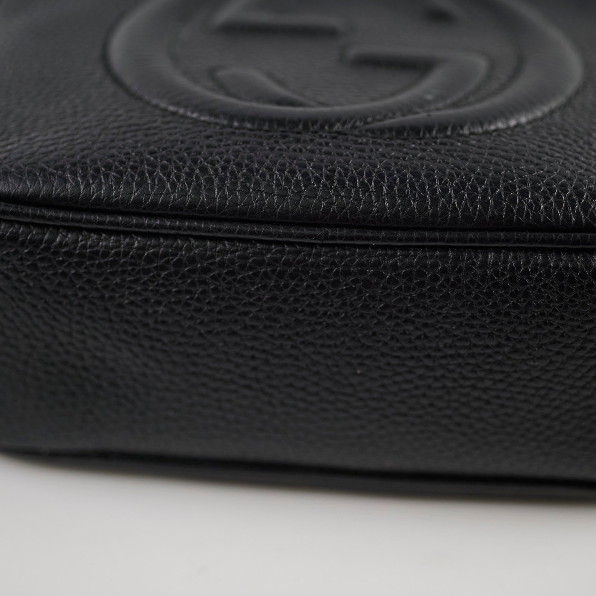 Gucci Disco Crossbody Bag for Women - Black Leather Shoulder Purse - Perfect for Night Out, Travel & Everyday Use