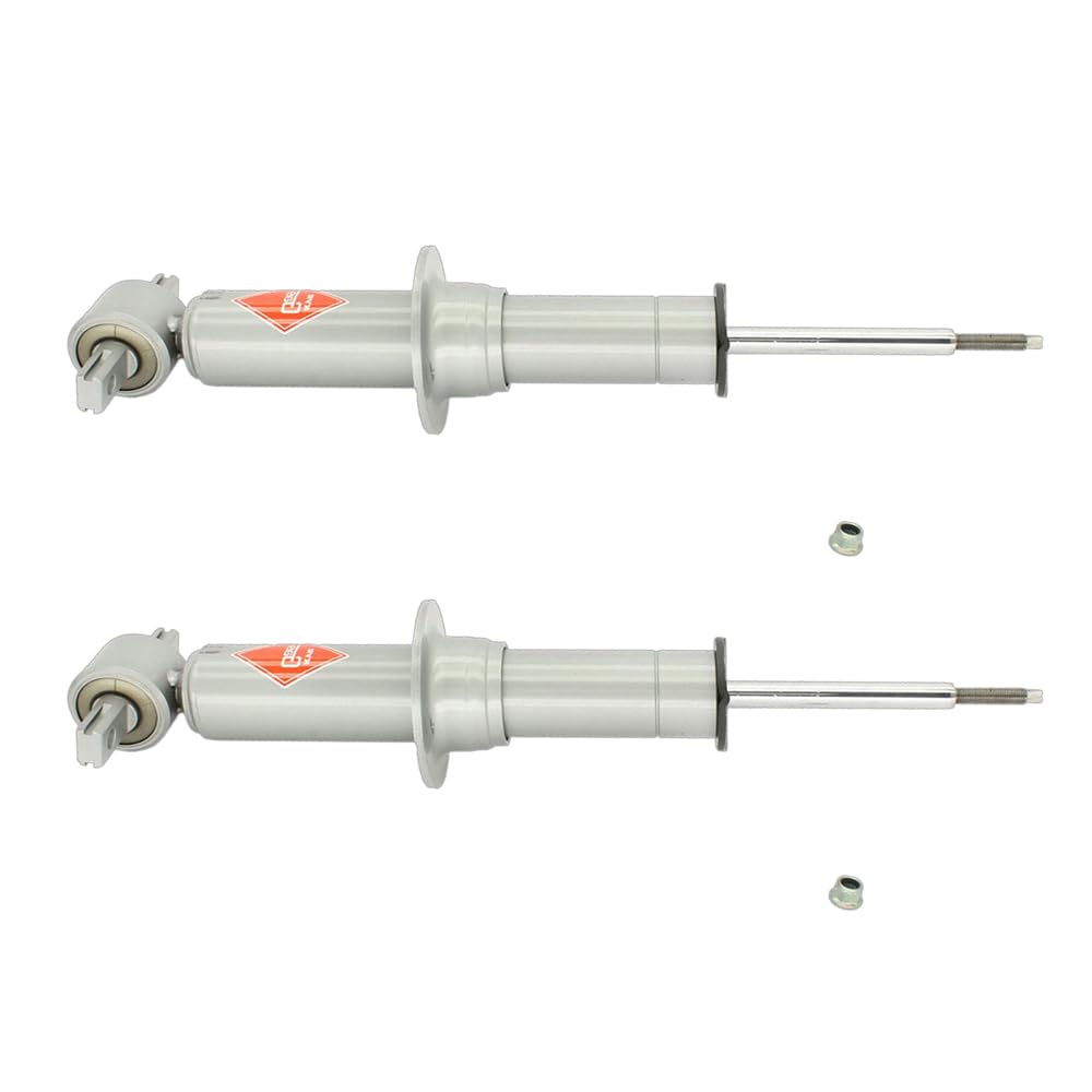 BuyAutoParts 77-61852AU New Pair Front Gas-A-Just Shocks Struts for Chevy Avalanche & GMC Yukon - Heavy Duty Suspension Upgrade for Smooth Off-Road & Towing Performance