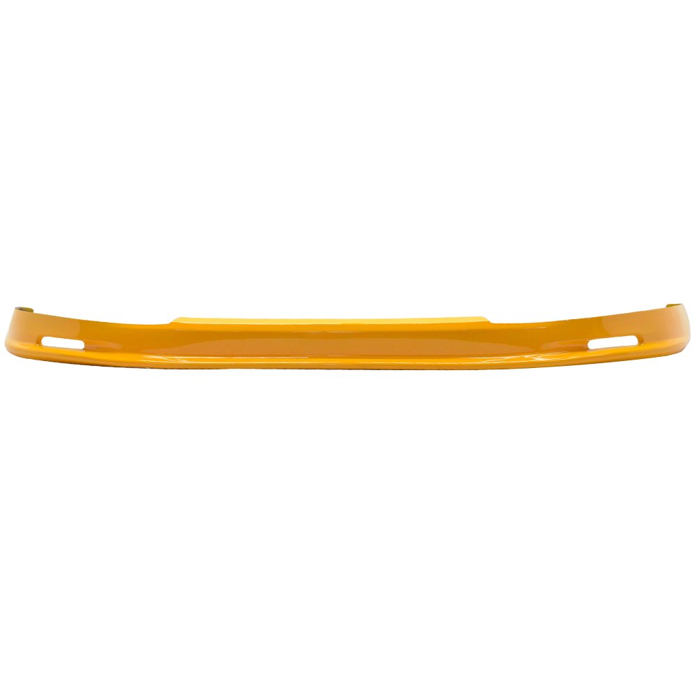 IKON MOTORSPORTS Pre-Painted Orange Front Bumper Lip Spoiler for 1999-2000 Honda Civic - Perfect for Car Enthusiasts & Street Racing Upgrades