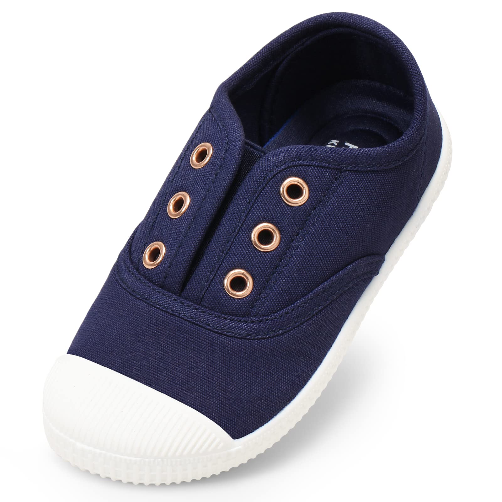 **Toddler Canvas Sneakers for Boys & Girls - Lightweight Slip-On Comfortable Kids Shoes for Running, Tennis & Casual Wear (Toddler/Little Kids/Big Kids) - Perfect for Playtime, School & Everyday Adventures**