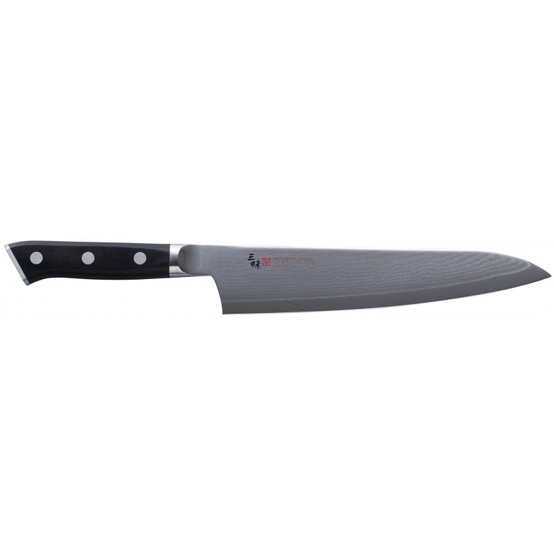 Premium Mcusta Zanmai Classic Damascus Gyuto 210mm Japanese Chef Knife - High Carbon Steel Blade for Professional Cooking & Sushi Preparation