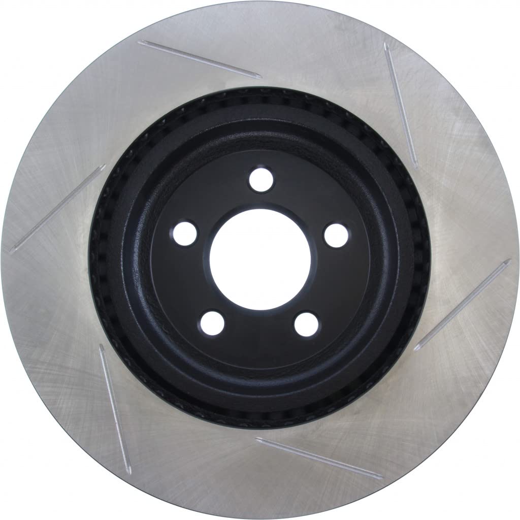 StopTech Slotted Brake Rotor for Dodge Charger & Challenger (2006-2020) - Passenger Side | 126.63061SR | High-Performance Braking for Street & Track Use