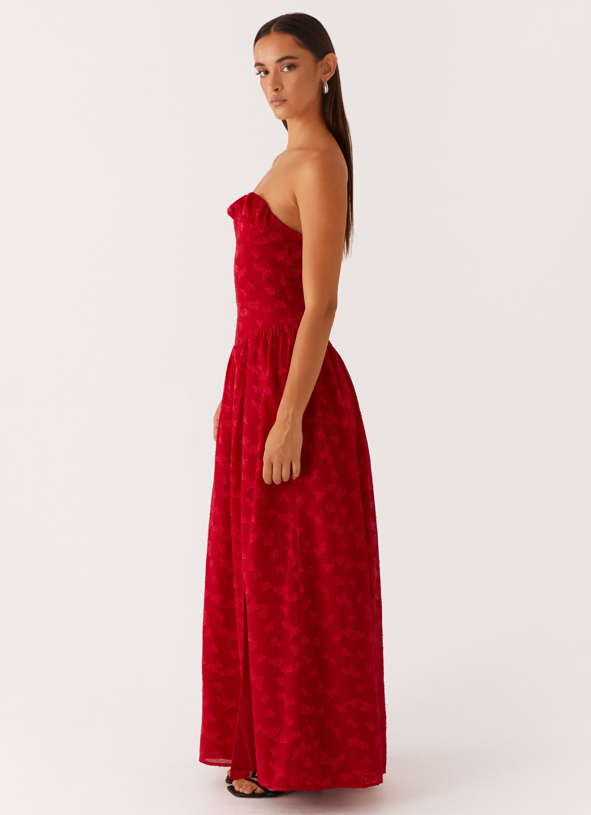 Adira Women's Maxi Dress - Flowy Long Summer Dress in Red | Perfect for Beach, Vacation & Casual Wear
