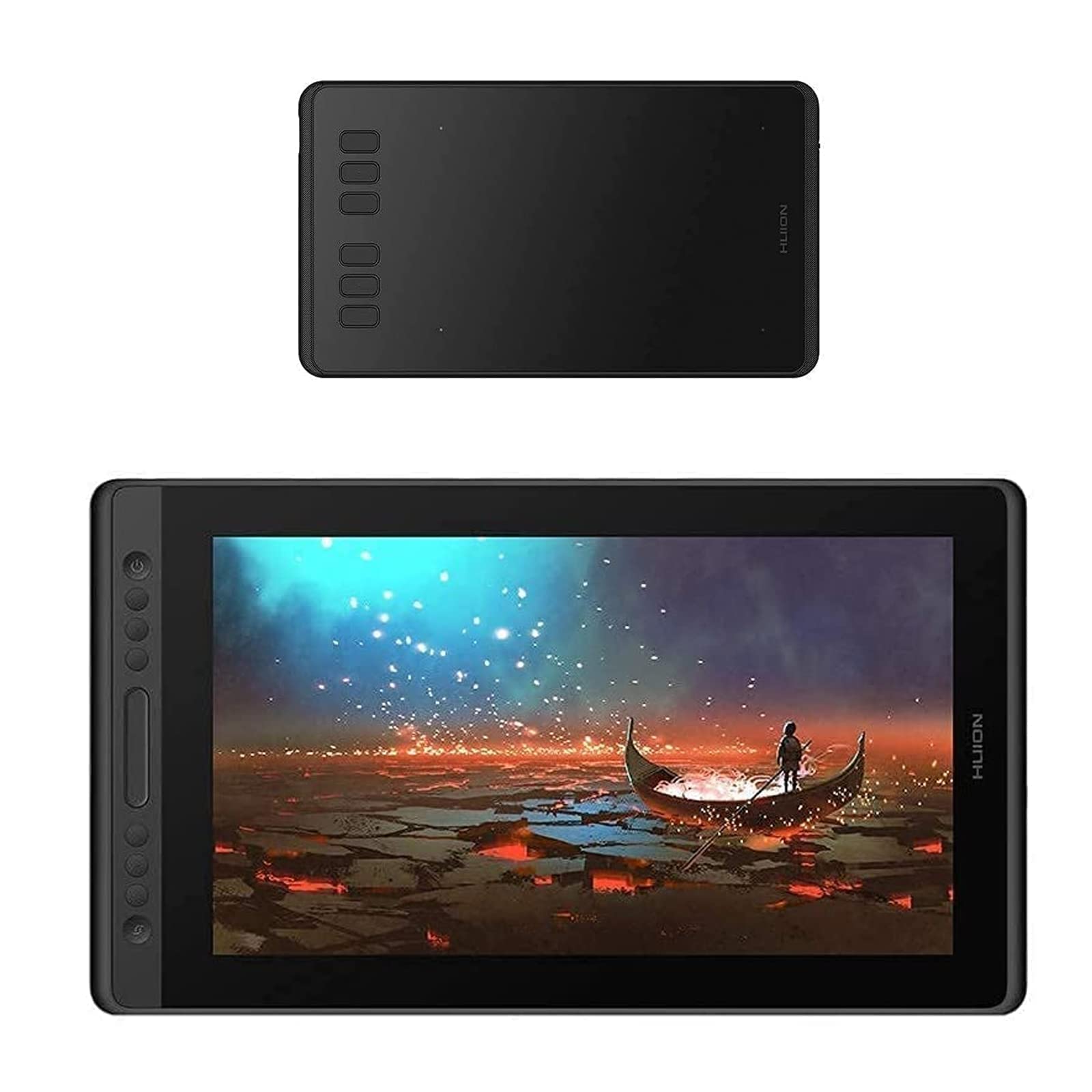 HUION Kamvas Pro 16 2.5K Drawing Tablet with Screen & Stylus - HUION Inspiroy H640P Graphics Pen Tablet for Digital Art, Animation, Design - Perfect for Artists, Illustrators & Graphic Designers (Home Studio & Office Use)