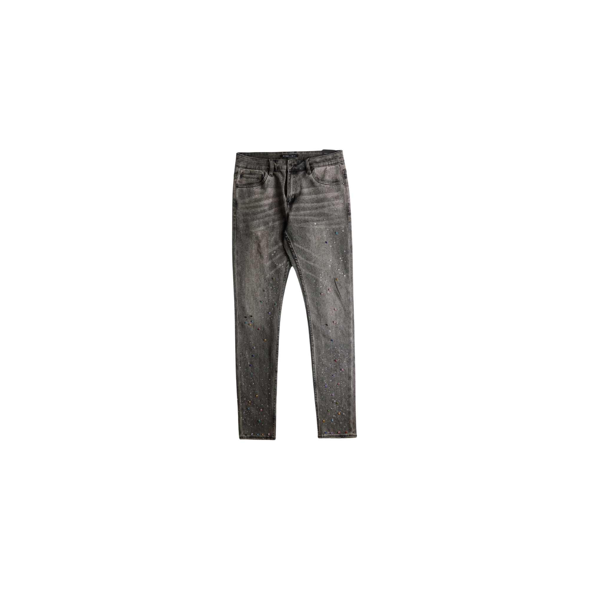 Bowie Skinny Denim Jeans for Women - Iced Gray Wash, High Waisted Stretch Comfort Fit - Perfect for Casual Wear, Office & Night Out
