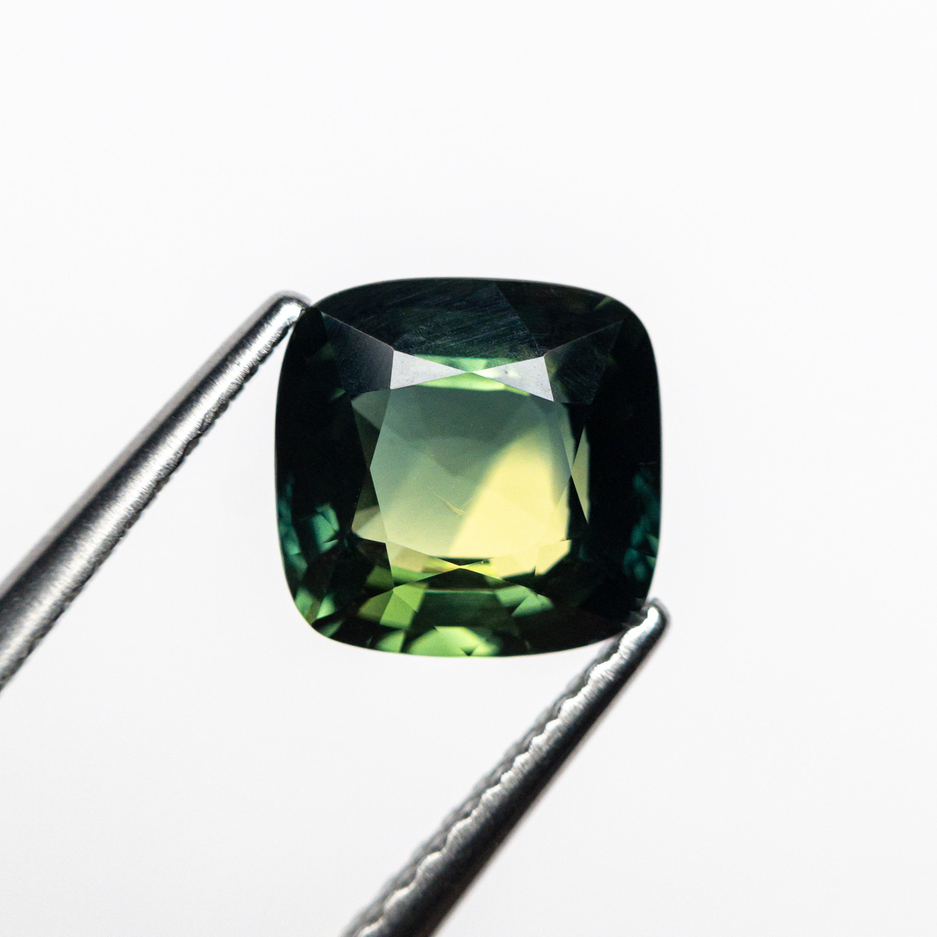1.83ct Cushion Brilliant Blue Sapphire Gemstone - 7.08x6.92x3.82mm Natural Loose Stone for Jewelry Making, Engagement Rings & Fine Jewelry