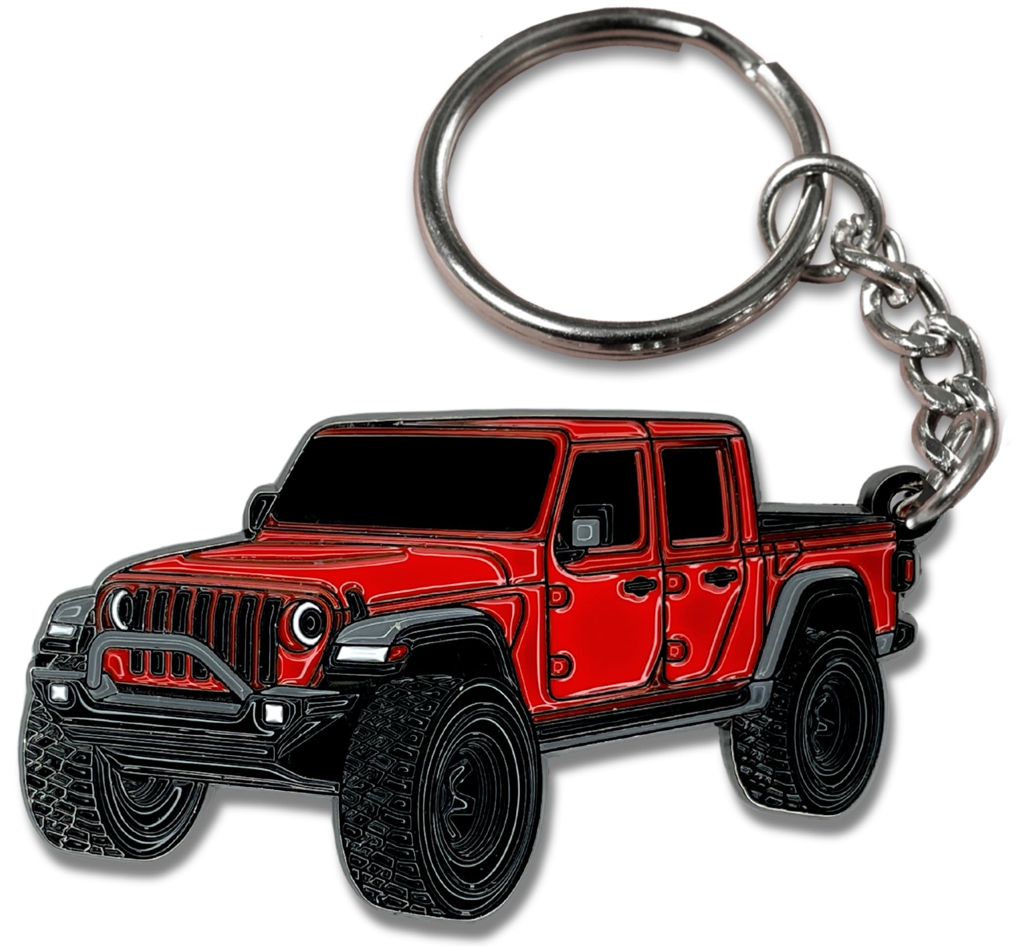 Jeep Gladiator Keychain Cover - Heavy Duty 4-Wheel Beast Key Fob Accessory Compatible with 2020-2023 Models | Perfect for Off-Road Adventures & Jeep Enthusiasts