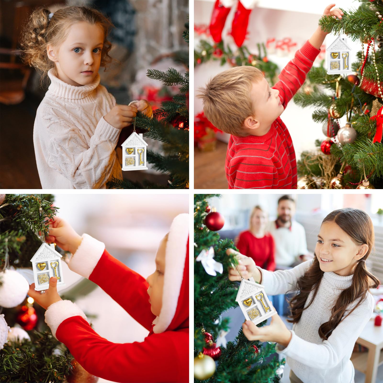 2024 New Christmas Ornament for Home Decor - Funny Housewarming Gift Ideas for New Homeowners | Perfect for Holiday Decorations & New House Celebrations