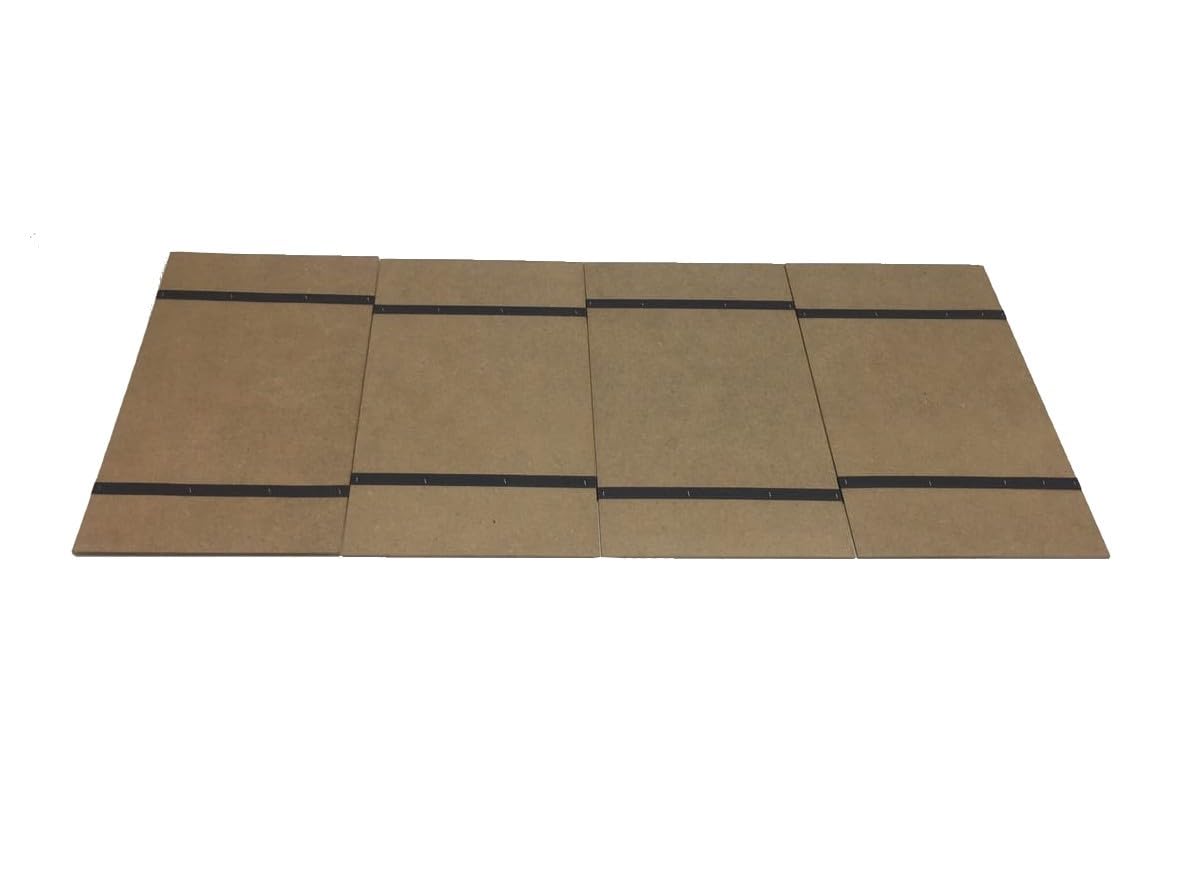 Greaton Foldable Box Spring & Bunkie Board - Twin Size Bed Support Board for Daybeds, Trundle Beds, Bunk Beds & Platform Beds | No Assembly Needed, Beige | Perfect for Space-Saving & Guest Room Setup