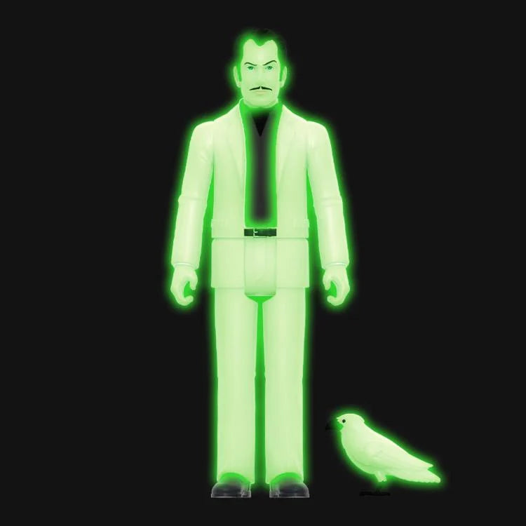 Vincent Price ReAction Figure - Glow in The Dark Monster Collectible Toy for Horror Fans & Movie Enthusiasts | Perfect for Display, Halloween Decor, and Pop Culture Collections