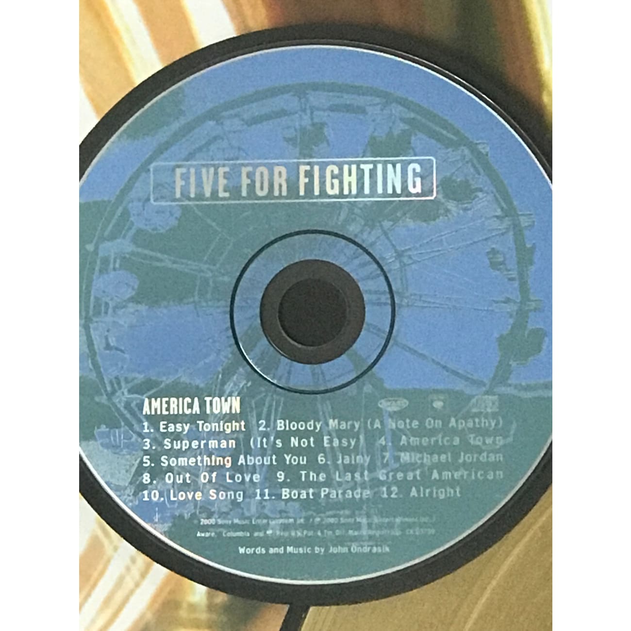 Five For Fighting - America Town (RIAA Gold Award) Brand New & Sealed - Perfect for Music Lovers & Collectors