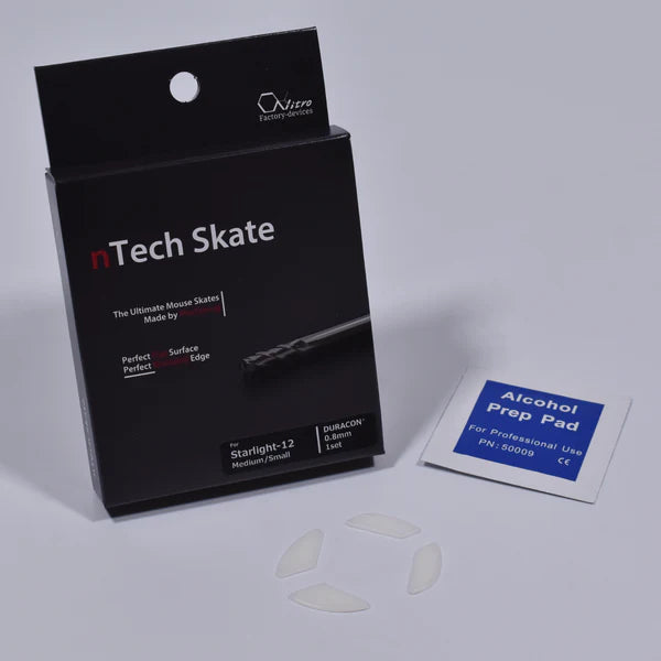 Nitro Factory Devices nTech Mouse Skates - Premium Duracon Glide Feet for Finalmouse Ultralight 2 Cape Town, Starlight 12 & UltralightX - Enhanced Gaming Performance for Esports & Competitive Play
