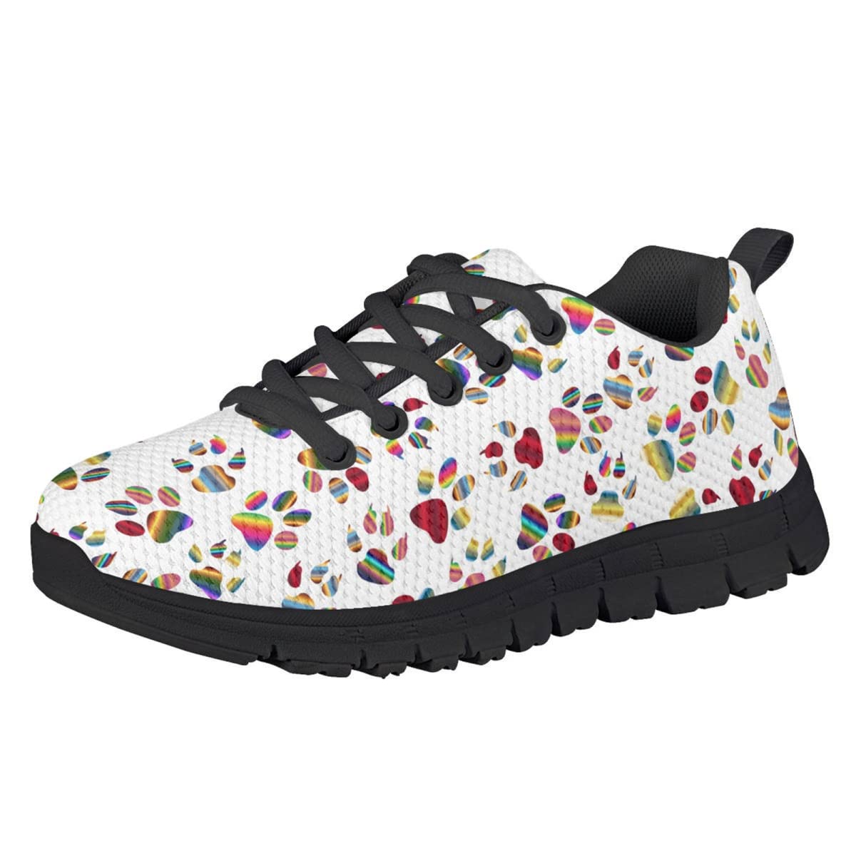 Leopard Print Running Shoes for Girls - Comfortable Lightweight Kids Sneakers for Walking, Tennis & Play - Animal Skin Design - Perfect Gift for Active Girls | Ideal for School, Sports & Outdoor Activities