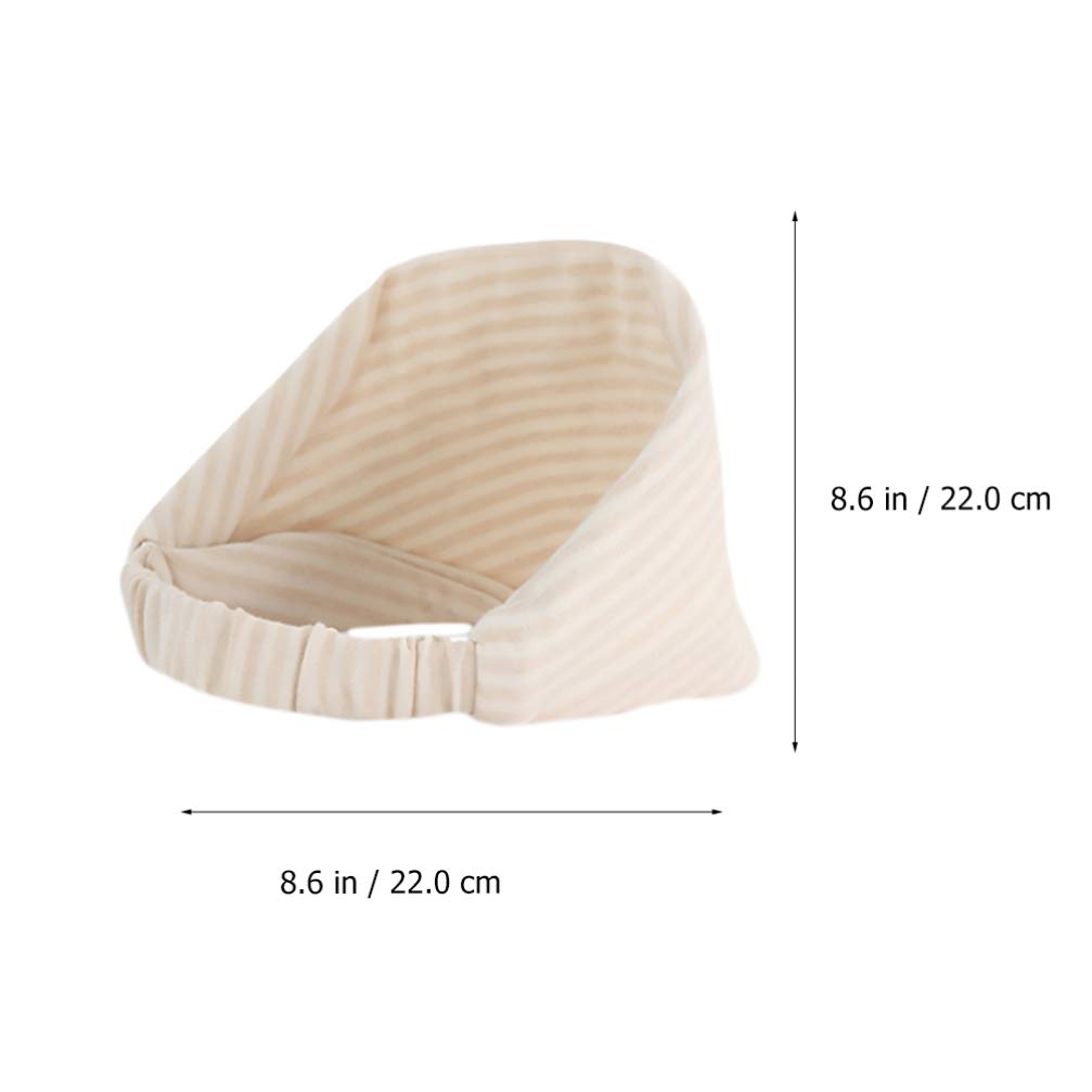 2Pcs Maternity Hat & Chemo Cap - Soft Postpartum Headwear, Cancer Head Cover, Windproof Scarf Turban for Women - Beige (Perfect for Pregnancy, Chemotherapy & Cold Weather Protection)