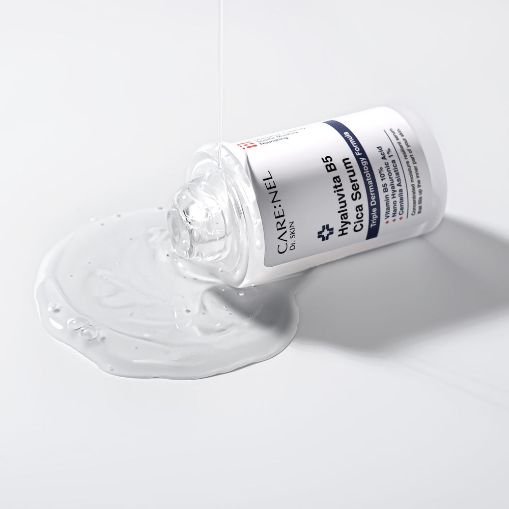 CARE:NEL Hyaluvita B5 Cica Serum 30ml - Hydrating & Soothing Facial Serum with Hyaluronic Acid & Panthenol for Dry, Sensitive Skin - Perfect for Daily Skincare Routine & Post-Procedure Care