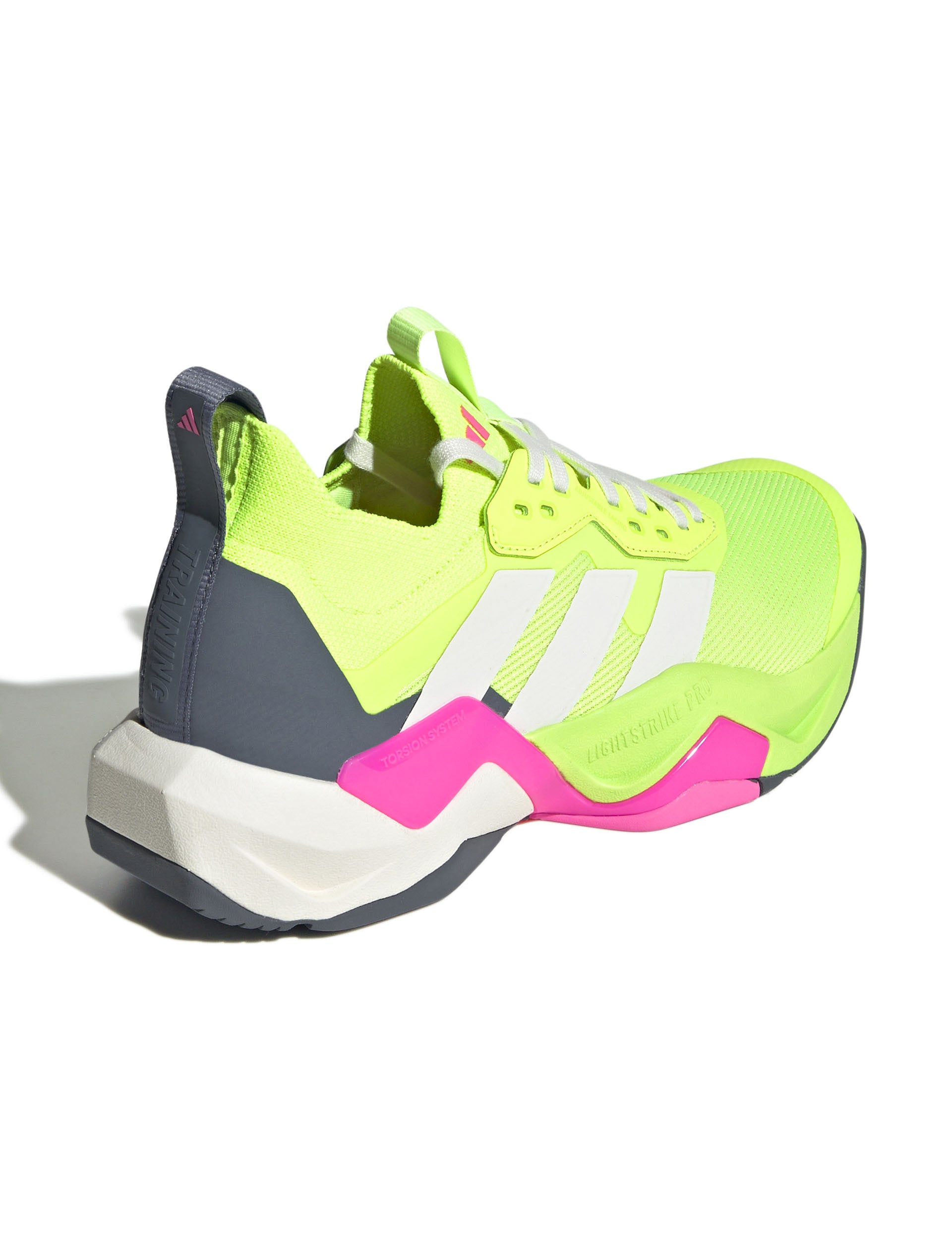 Rapidmove ADV 2 HIIT Training Shoes for Women - Lightweight Gym & Cross Training Sneakers - Lucid Lemon/Chalk White/Lucid Pink - Perfect for HIIT Workouts, Running & Fitness Classes