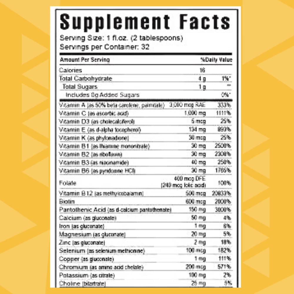 Youngevity Majestic Earth Ultimate Tangy Tangerine Liquid Multivitamin - 32 FL Oz Gluten-Free Nutritional Drink for Men & Women, Kids Daily Immune Support - Boost Energy & Health with Complete Vitamins | Perfect for Busy Professionals, Active Families & Immune System Maintenance
