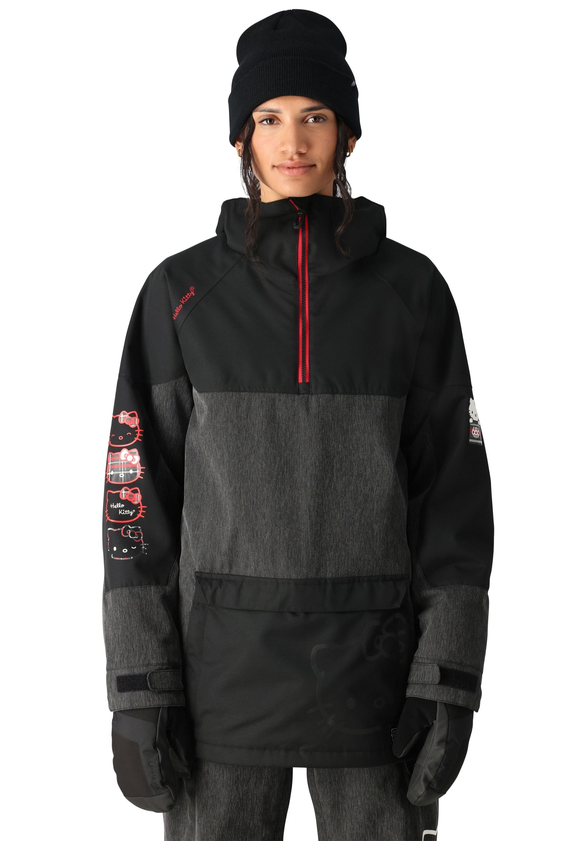 686 Women's Upton Insulated Anorak Jacket - Waterproof Winter Coat with Fleece Lining for Hiking, Skiing & Outdoor Activities (2025 Edition)