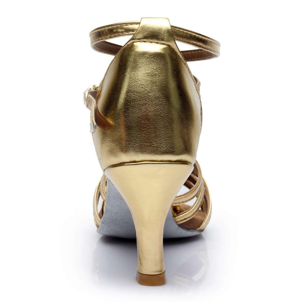 Latin Dance Shoes for Women - Ballroom Heeled Sandals for Salsa, Tango & Prom - Comfortable & Stylish Women's Dance Shoes for Performances & Social Dancing