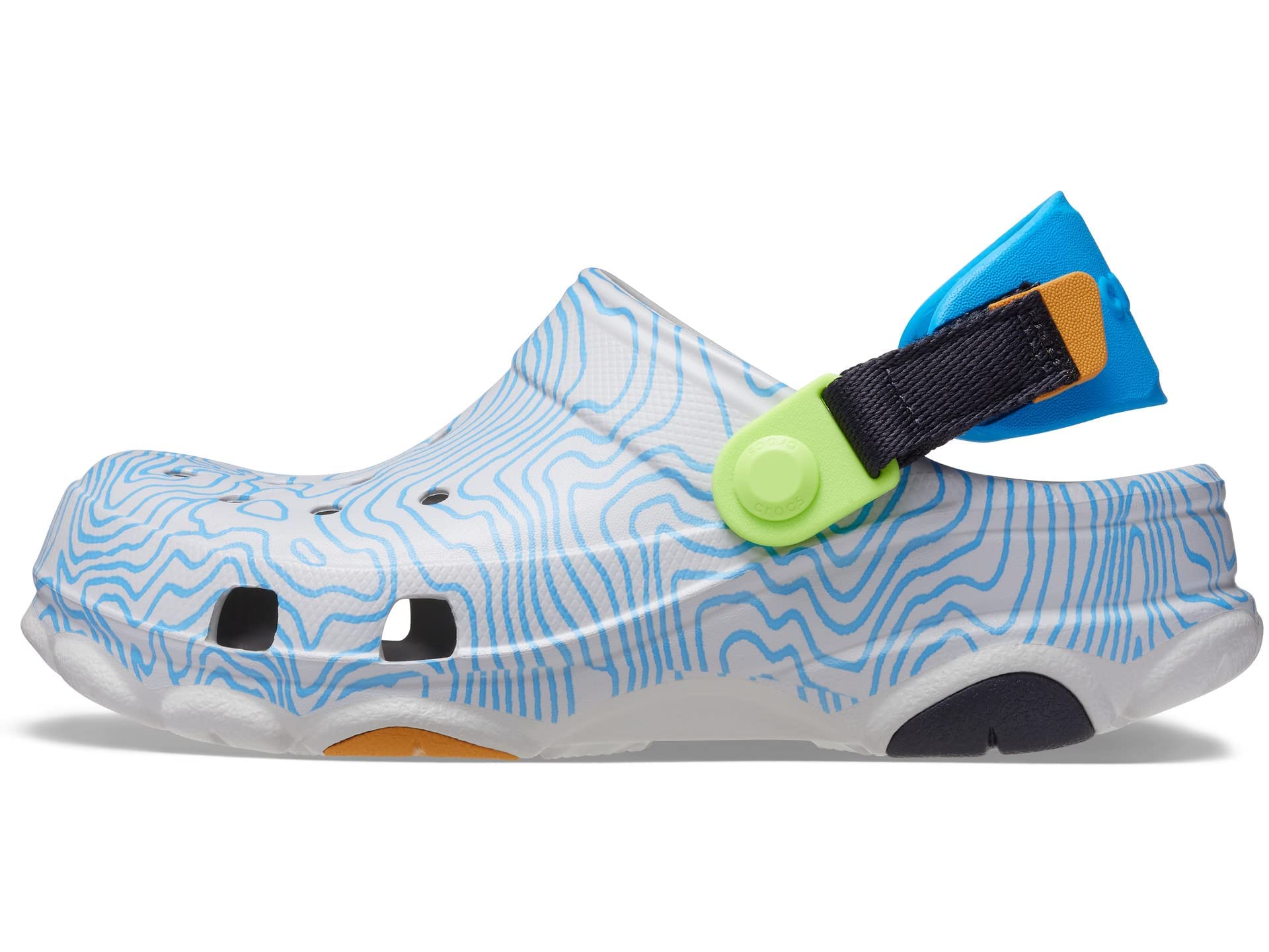 Crocs Unisex-Child All Terrain Clogs with Adjustable Heel Strap - Comfortable Waterproof Kids Shoes for Outdoor Play, Beach & Pool Activities