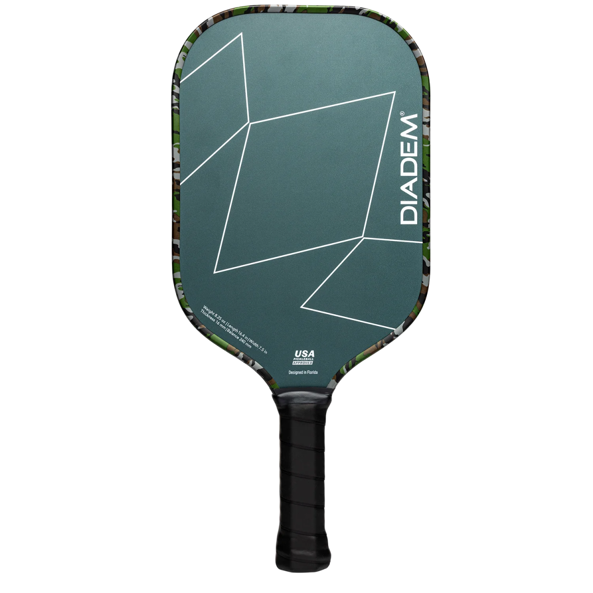 Diadem First Responder V2 Warrior Edge Pickleball Paddle - Premium Carbon Fiber Paddle for Competitive Play & Tournament Performance | Perfect for Advanced Players & Pickleball Enthusiasts