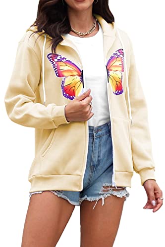YOCUR Women's Tie Dye Hoodie - Lightweight Casual Long Sleeve Sweatshirt for Spring & Fall | Trendy Loungewear & Streetwear Fashion