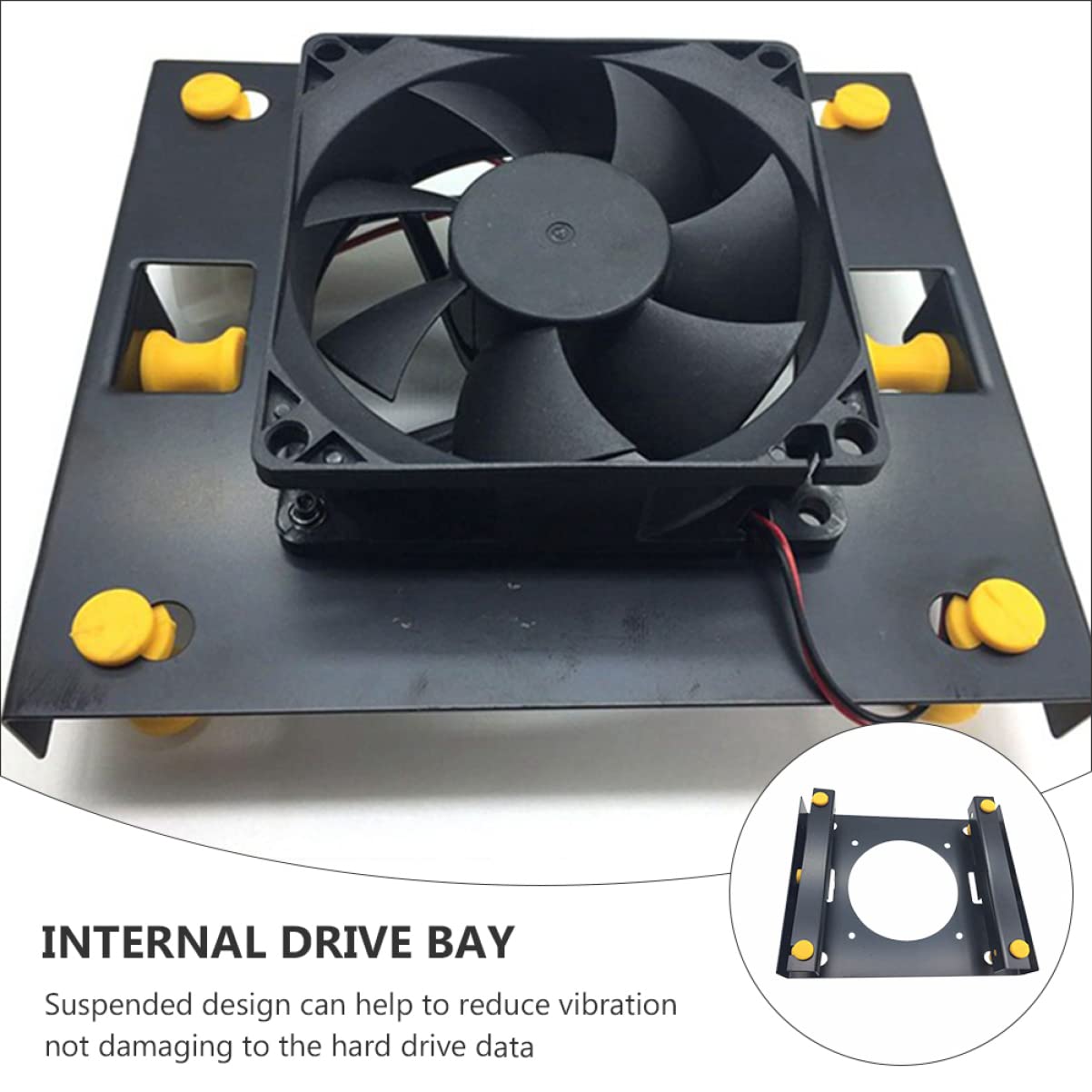 3.5-inch Hard Drive Enclosure with Heat Dissipation - KOMBIUDA Metal HDD Case for External Storage | Perfect for Data Backup, Gaming Consoles & Home Servers