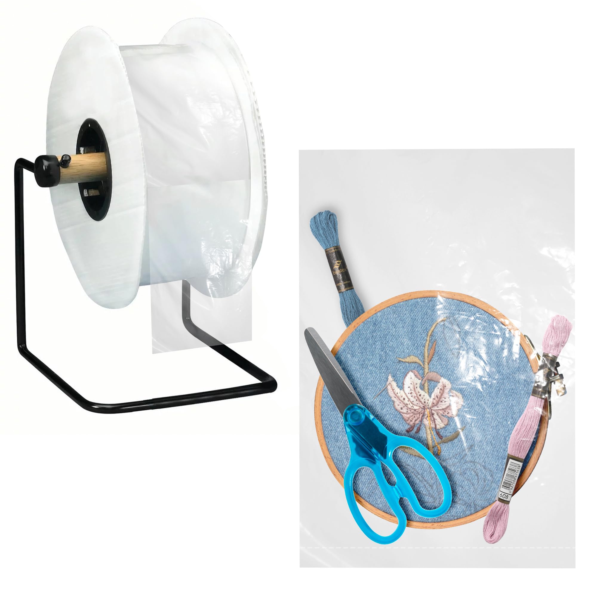APQ 2 Rolls, 1000 Pre-Opened Heavy Duty Poly Bags 10x15 Inches - 2.80 Mil Thick Clear Plastic Bags for Packing, Storage, Food Service & Industrial Use | Ideal for Retail Packaging, Warehouse Organization & Food Safety Compliance