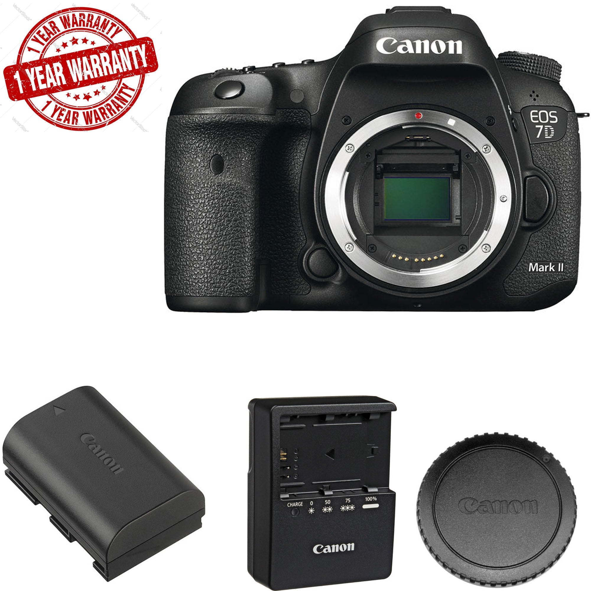 Canon EOS 7D Mark II DSLR Camera Body Only - Professional Digital SLR for Photography & Videography - Perfect for Sports, Wildlife & Travel Photography