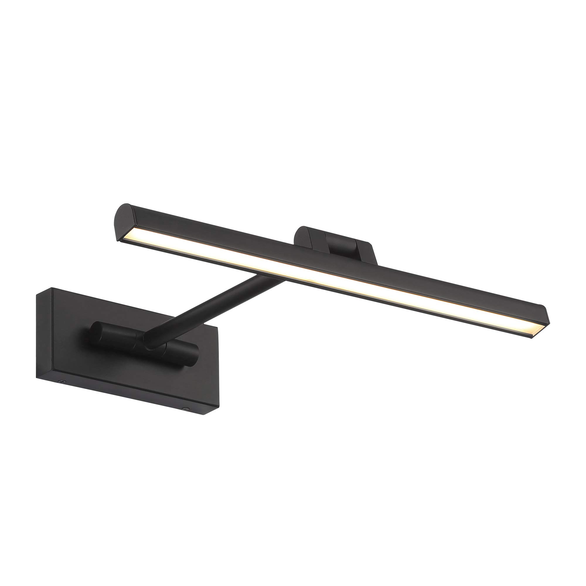 WAC Lighting dweLED Reed 17-Inch Adjustable LED Picture Light - 3000K Warm White, Black Finish | Perfect for Artwork, Gallery Walls & Home Decor