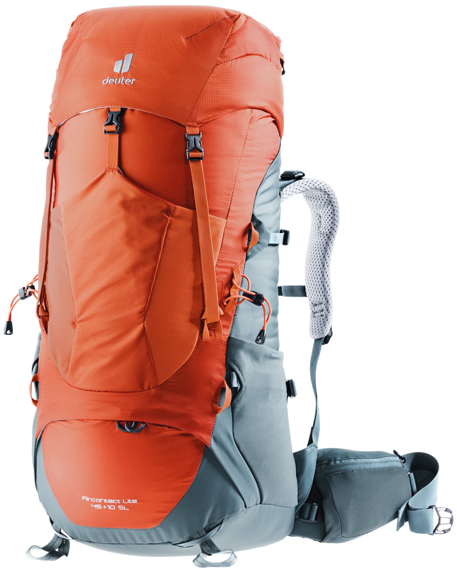 Deuter Women's Aircontact Lite 45+10 SL Backpack - Lightweight Hiking Backpack for Women, Trekking & Mountaineering Gear with Adjustable Suspension - Perfect for Day Hikes, Camping & Outdoor Adventures