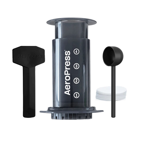 AeroPress Coffee Maker Ultimate Bundle - Portable Espresso & Coffee Press for Travel, Camping, Home & Office - Includes Filters, Stirrer & Tumbler