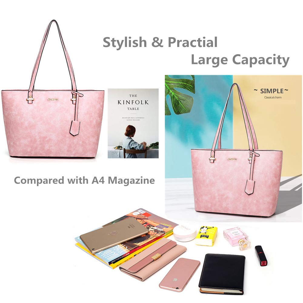 Stylish 5-Piece Women's Handbag Set - PU Leather Tote & Satchel Purse Combo for Work, Travel & Everyday Use