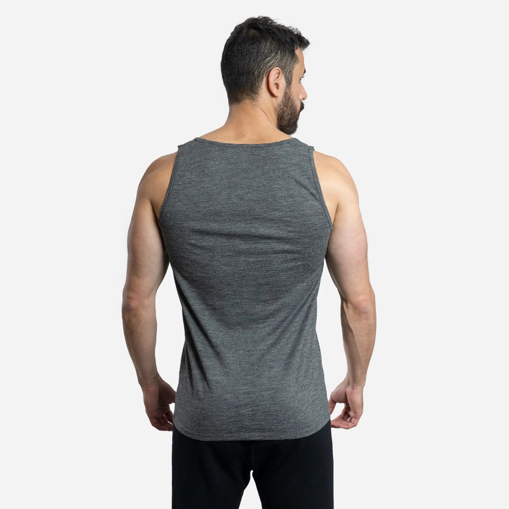 Ultralight Men's Alpaca Wool Tank Top - 160 GSM | Breathable & Moisture-Wicking for Outdoor Activities, Travel & Summer Wear