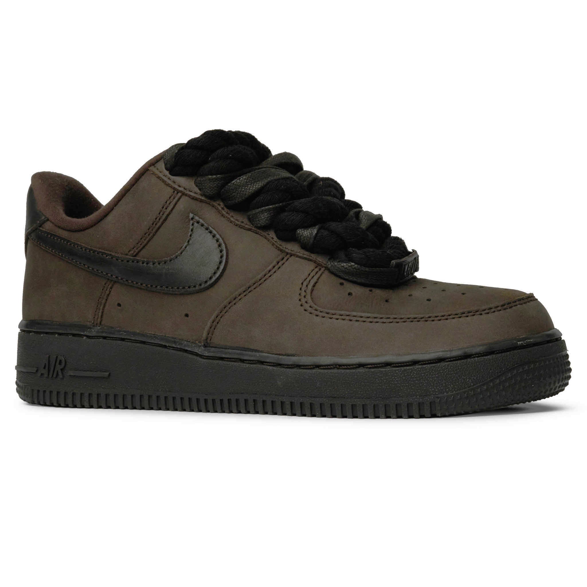 Nike Air Force 1 Low Rope Lace Chocolate Brown Women's Sneakers - Comfortable Casual Shoes for Everyday Wear & Street Style Fashion