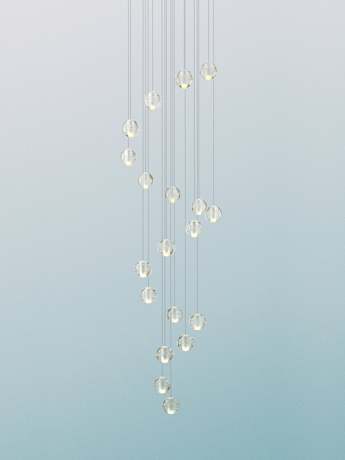 Elegant Ball Crystal Pendant Light - Modern Chandelier for Dining Room, Bedroom & Living Room Decor - Dimmable LED Hanging Light Fixture