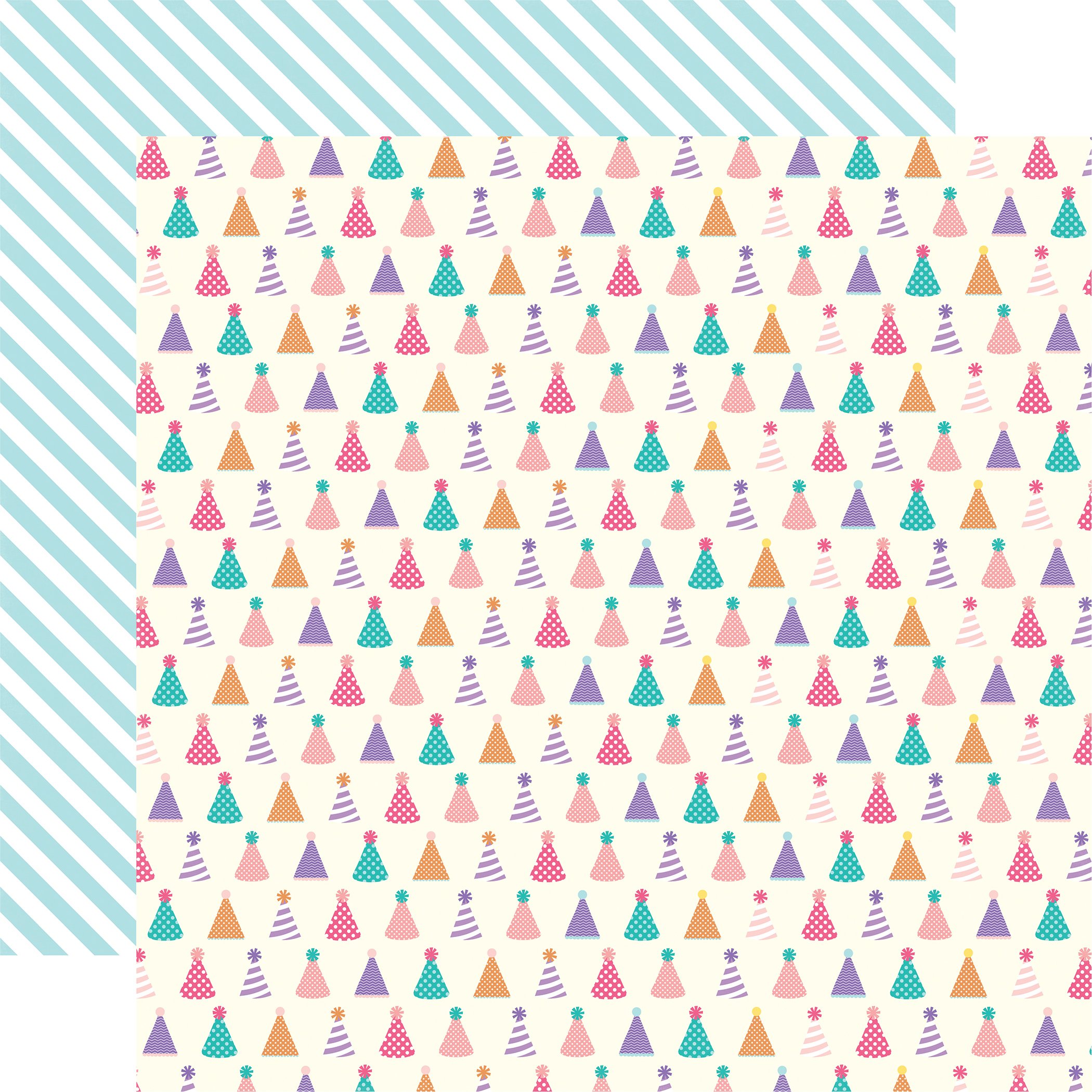 Echo Park Paper Co. Colorful Party Hats for Birthday Celebrations, Halloween, Christmas & New Year - Bulk Pack for Kids & Adults Festive Events
