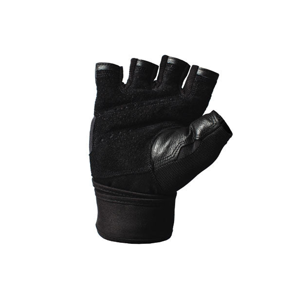 Harbinger Pro WristWrap Weightlifting Gloves - Black for CrossFit, Gym & Strength Training - Support & Grip for Lifting, Pull-Ups & Workouts