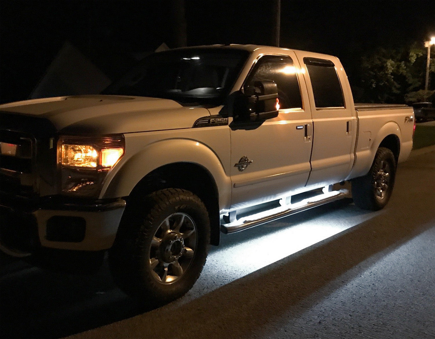 40-63 SMD Flexible LED Running Board & Side Step Lighting Kit for Ford GMC Trucks - Waterproof Underglow Lights for Off-Road, Night Driving & Vehicle Customization