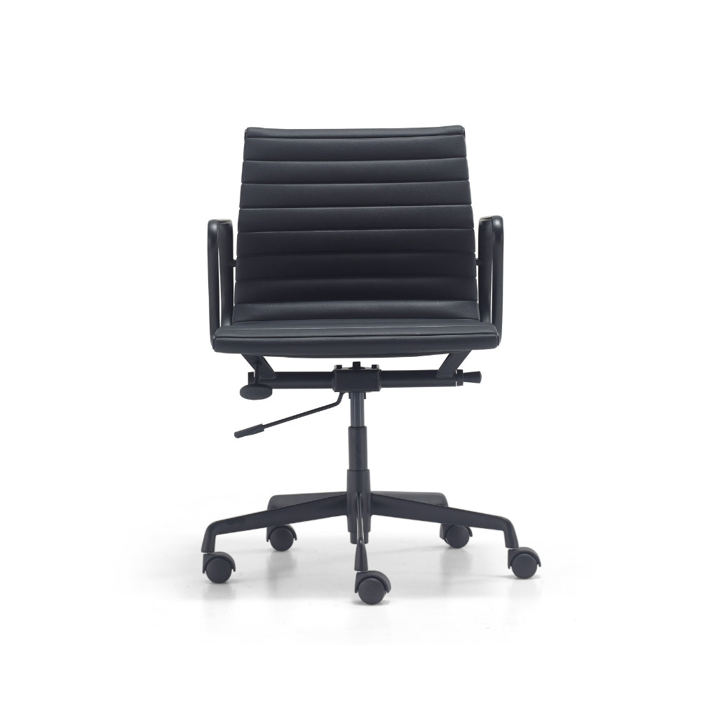 Premium Mobel Bailey Executive Office Chair - Ergonomic High Back Leather Desk Chair with Adjustable Height & Lumbar Support - Perfect for Home Office, Conference Rooms & Corporate Workspaces