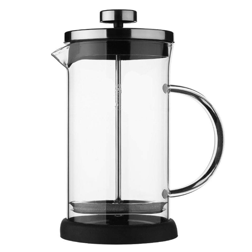 Premium Borosilicate Glass French Press Coffee Maker - 600ml Heat-Resistant Handcrafted Coffee & Tea Brewer for Home, Office, Camping - Ideal for Espresso, Cold Brew & Loose Leaf Tea